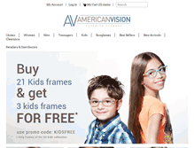 Tablet Screenshot of american-vision.com